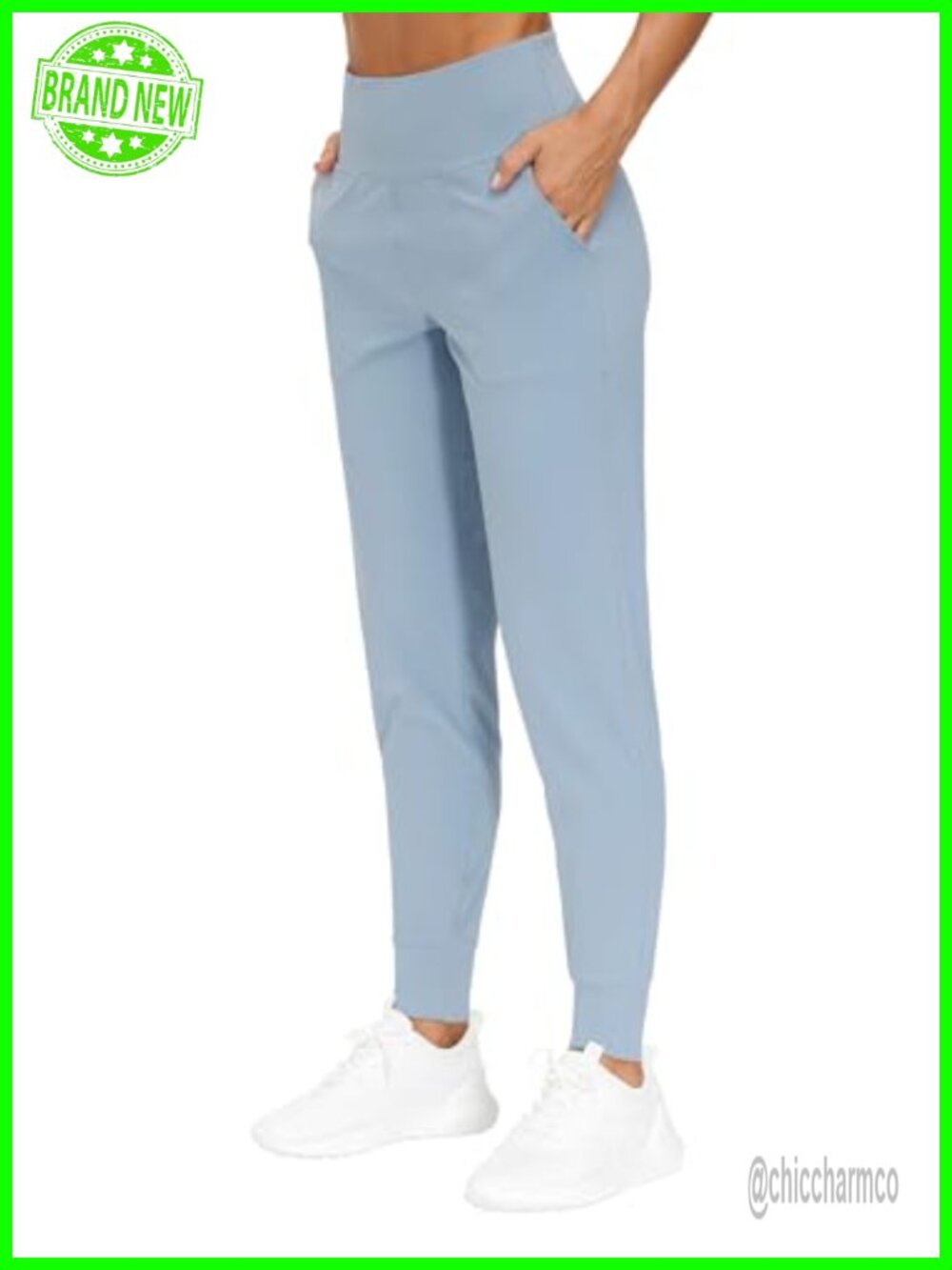 Women's Lightweight Tapered Joggers Pants Polyamide Spandex Workout Lounge